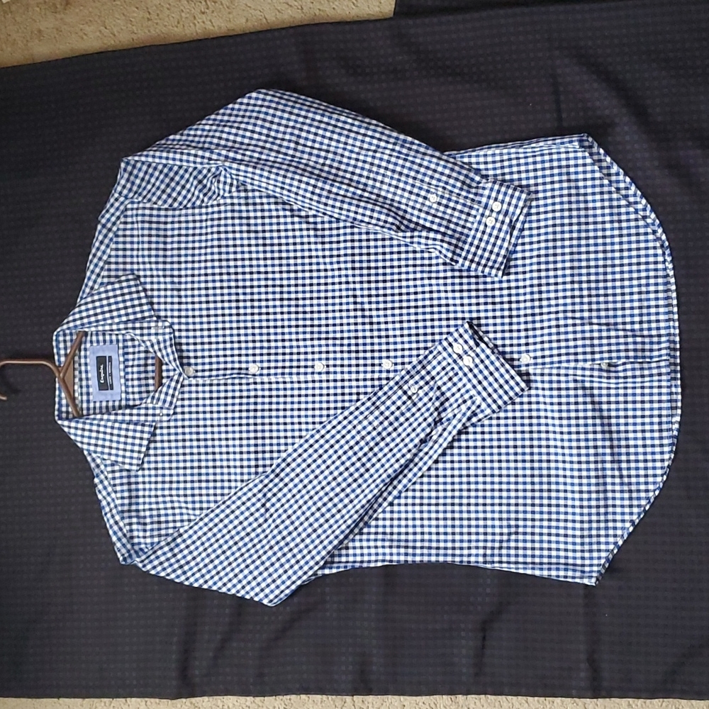 Esquire, slim fit, button down, long-sleeve, collared, shirt, size 16 1/2,